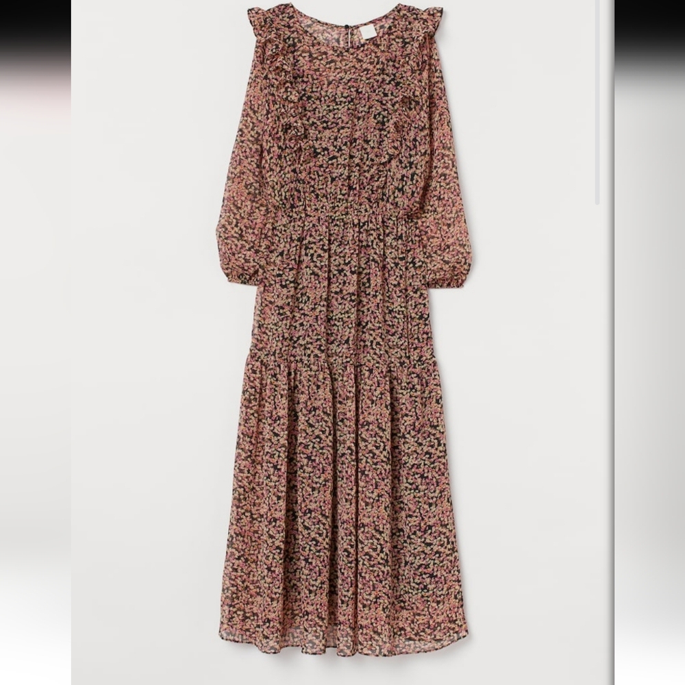 H&M floral prairie dress